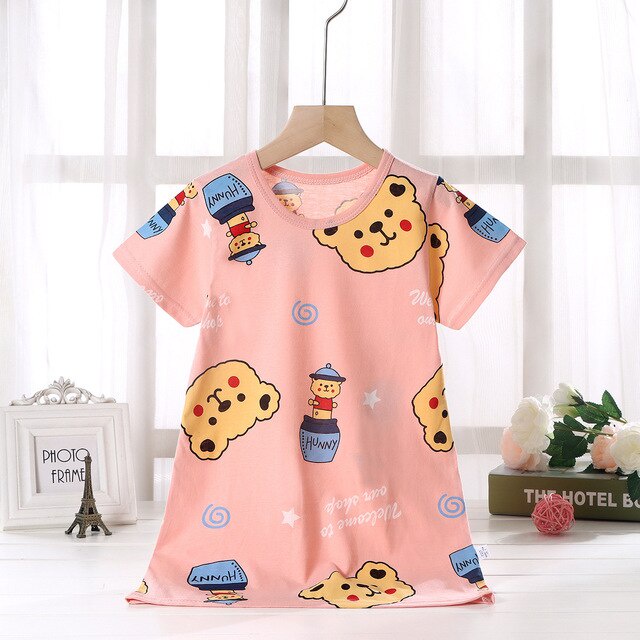 READY - dress anak perempuan lucu import / dress bayi karakter ala korea