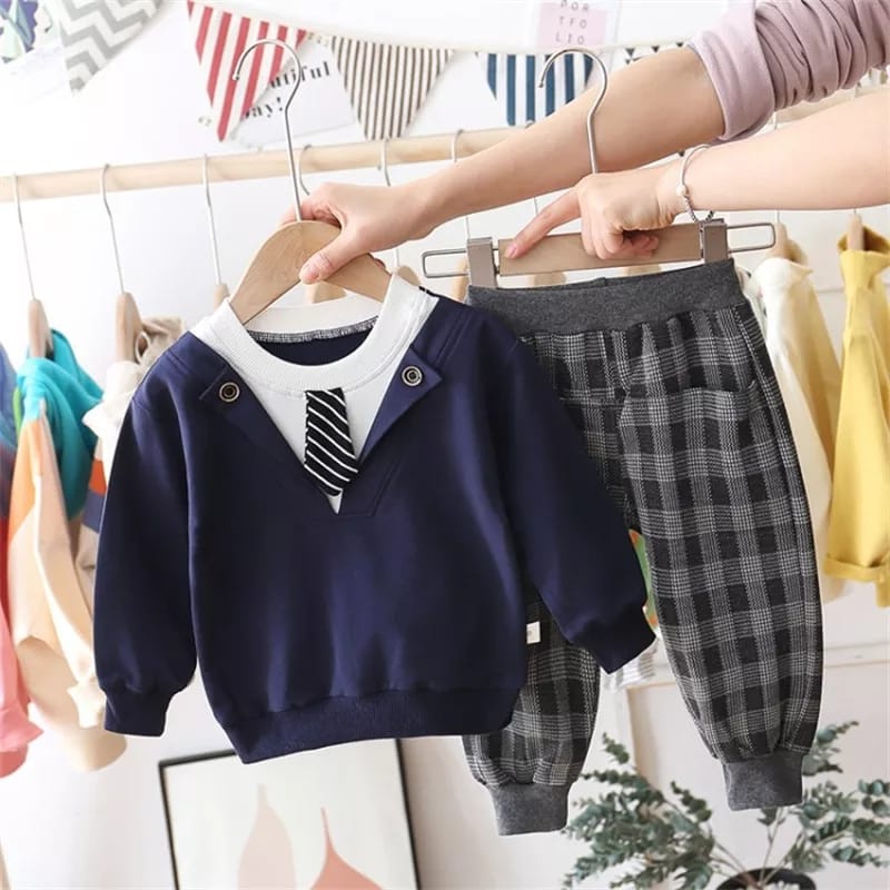 SETELAN ANAK SWEATER LAKI PEREMPUAN UMUR 1-5 TAHUN SETELAN ANAK SWEATER TERBARU FASHION ANAK MASA KINI TERMURAH