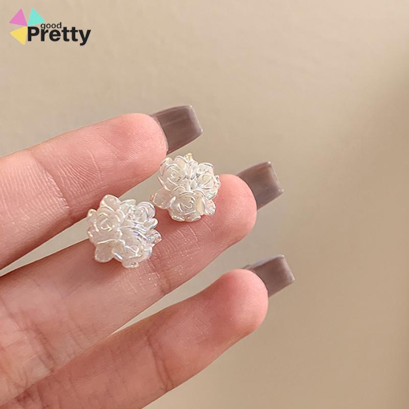 Anting-anting 925 Desain Sterling Silver Fashion Rose Anting-anting Premium Merasa Temperamen - PD