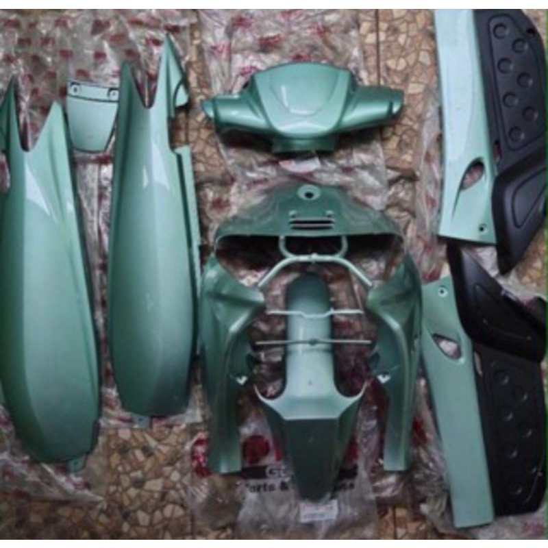 cover body nouvo lele hijau tosca original