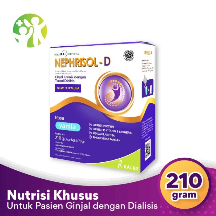 

[TERJANGKAU] Nephrisol-D - Nutrisi Khusus Pasien Ginjal Kronik HD/CAPD - Vanila