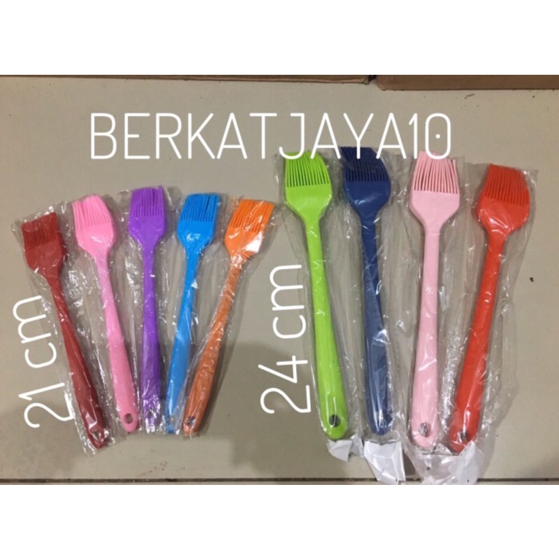 Kuas Silicone Full Silikon Pengoles Loyang Cetakan Kue