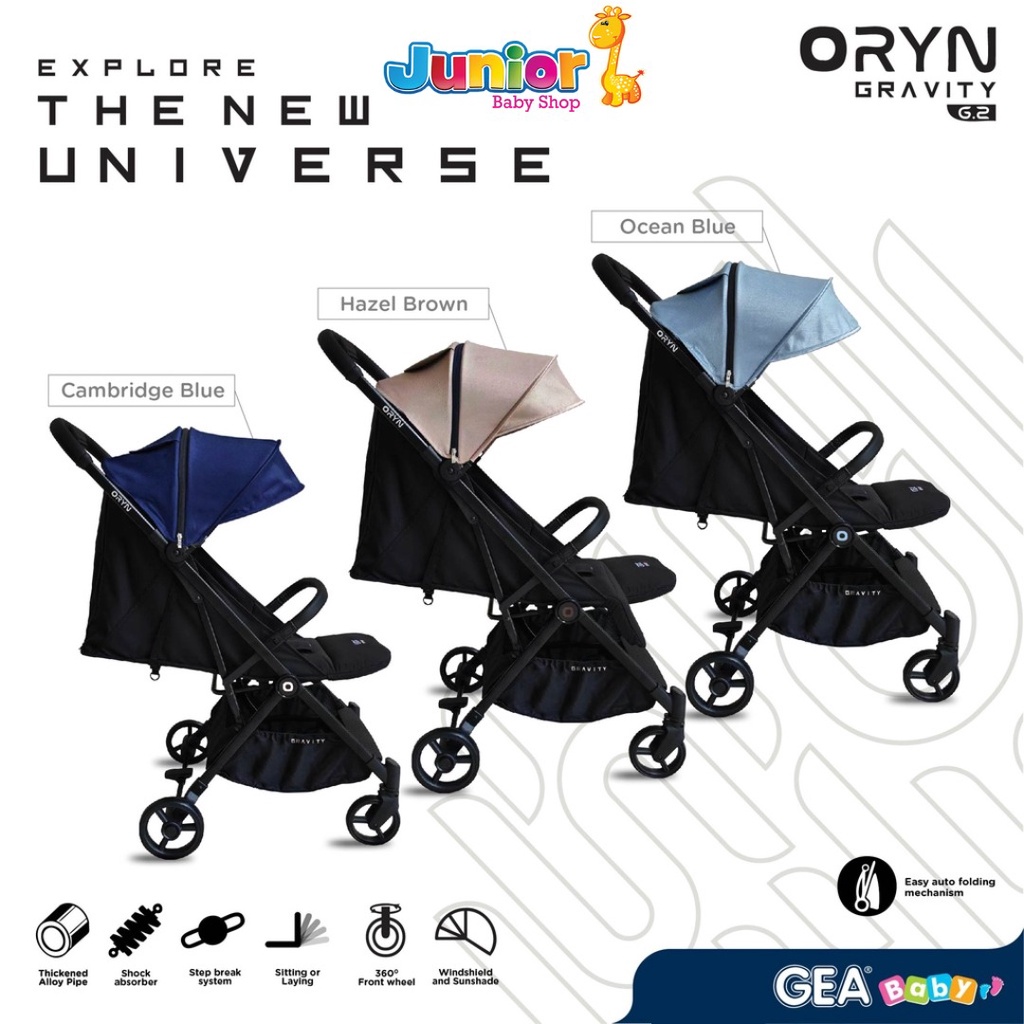 GEA Baby ORYN Gravity G2 Stroller / kereta dorong bayi