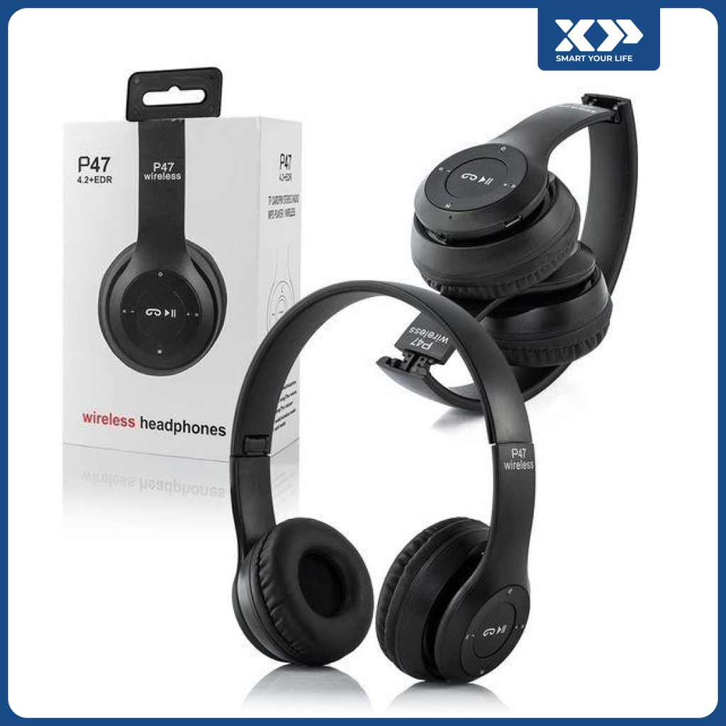 Headphone Bluetooth P47 Wireless Stereo Support A2DP Fuction