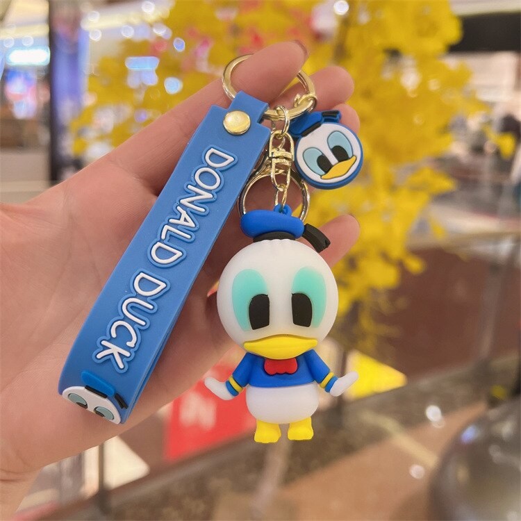 Gantungan Kunci Universal Multifunsi 3D Silicon Design Cute Character Disny Donal Duck