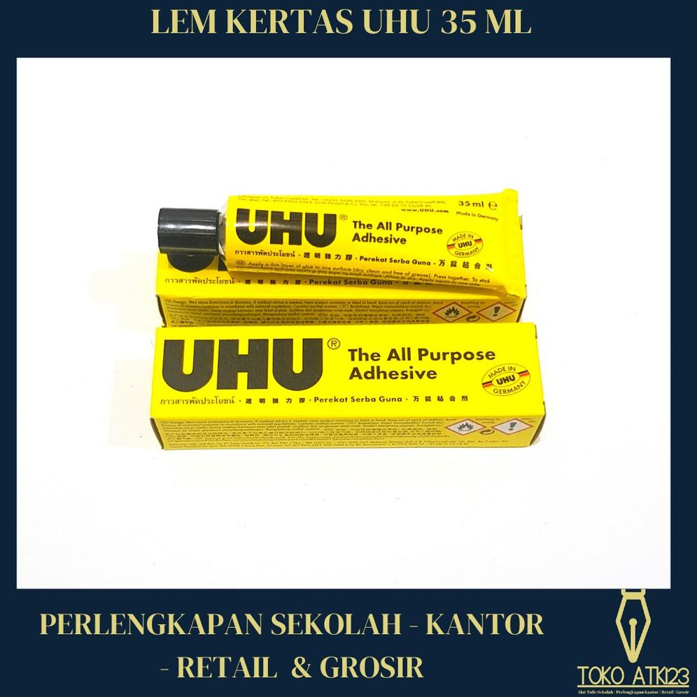 

➷ Lem Kertas Cair Merk UHU 35ml ゞ