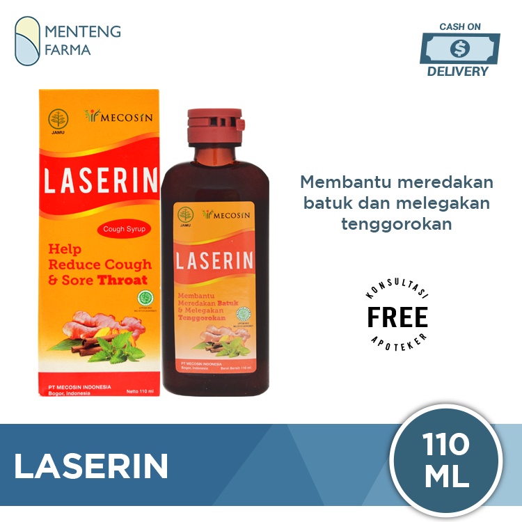 Laserin 110 mL - Sirup Pereda Batuk