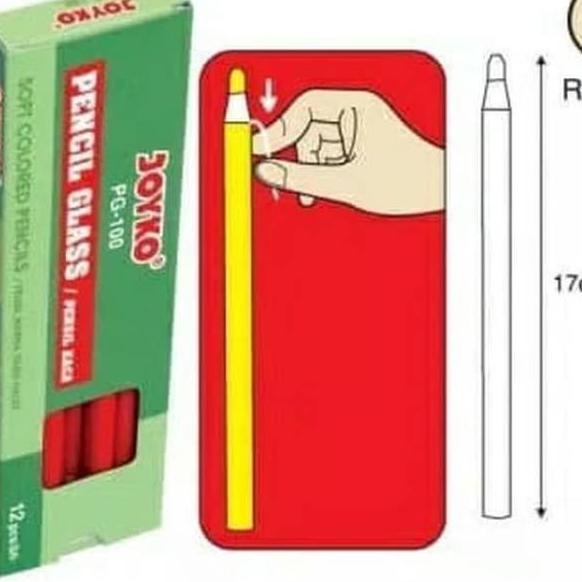 

[KODE PRODUK SFGOO5240] Pensil Glass/Pensil Kaca Joyco PG-100 (1 Lusin )
