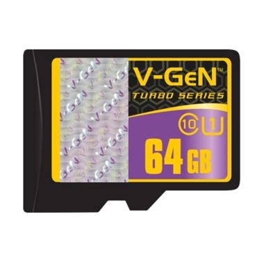 Memory Card Micro SD V-GEN Class 10 64GB 32GB 16GB 8GB Turbo Series Speed Up To100MB/s Memory Card H
