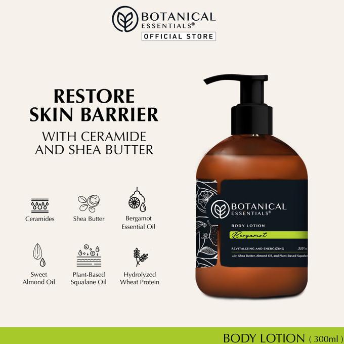 (BISA COD) Botanical Essentials - Body Lotion BERGAMOT 300ml