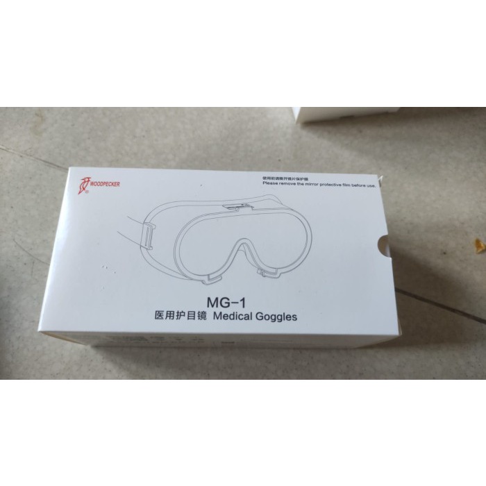 Kacamata Google Woodpecker untuk APD / Medical Goggle Anti Fog - Hijau