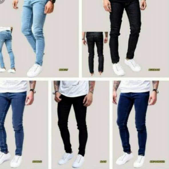 Celana Jeans Pensil Skinny Pria Braga Premium Halus 27 - 38 ‑ AFG.21De22q