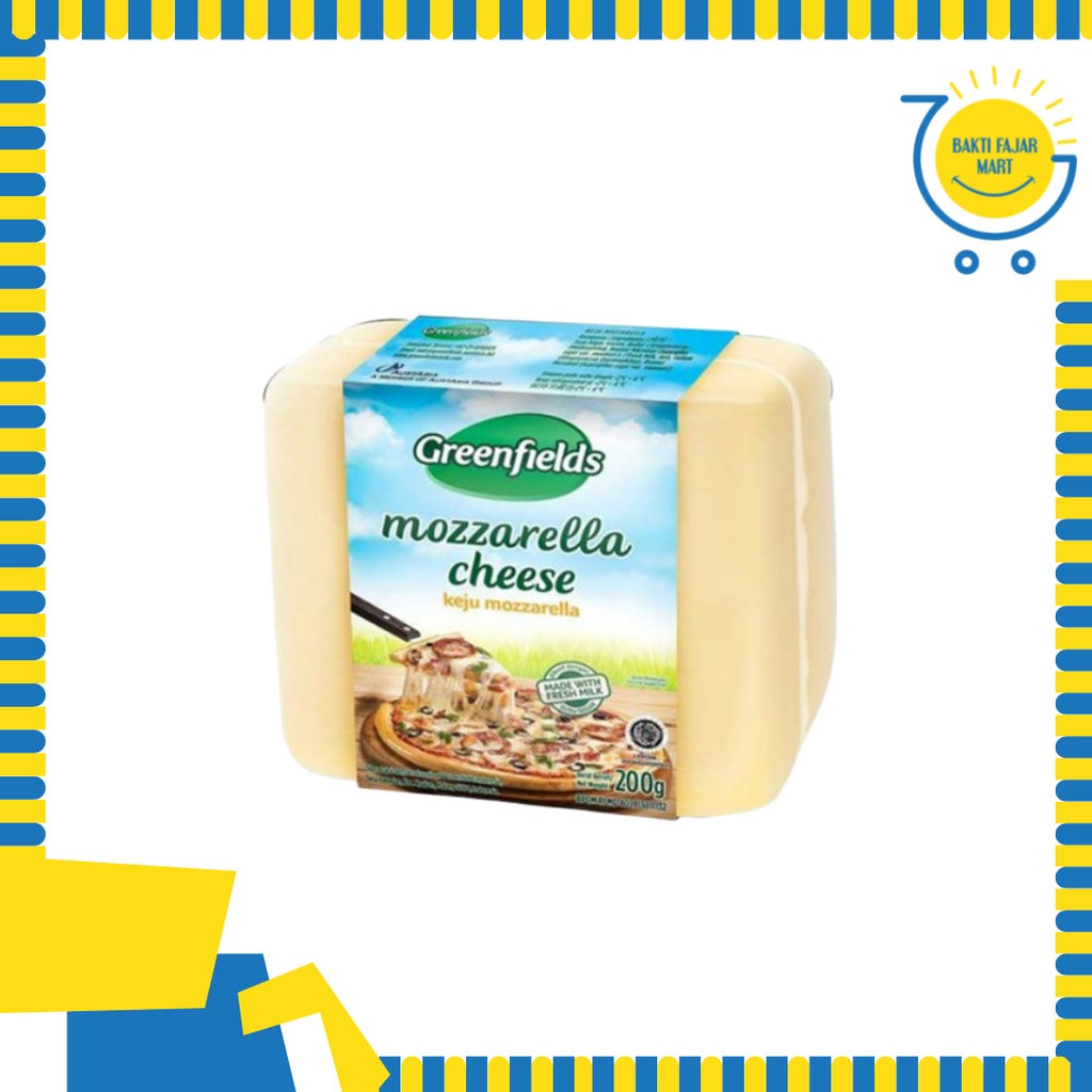 

Keju Mozarella Block Greenfields 200 gr
