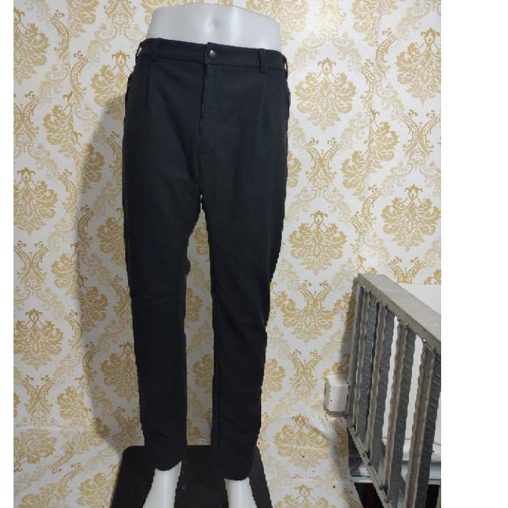 ご CELANA SECOND HITAM / CELANA HITAM POLOS / CELANA KERJA / CELANA PRIA /CELANA OUTDOOR / CELANA MUR