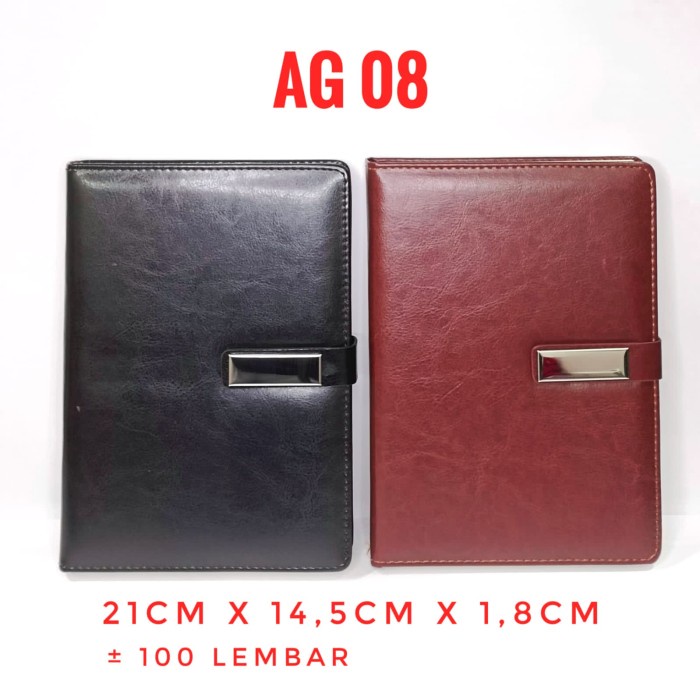 

Agenda Ag 08/ Agenda 08 / Agenda A5Custom Souvenir Promosi/ Agenda Kulit Baru