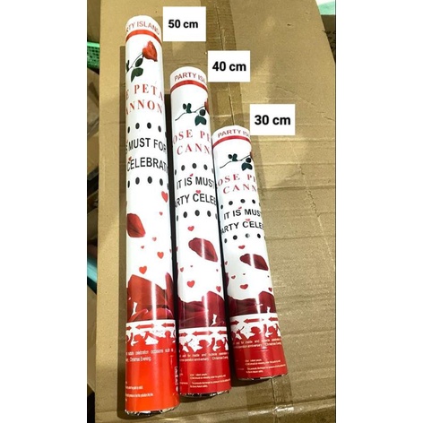 Confetty / Party Popper RED ROSE (KHUSUS JAWA)