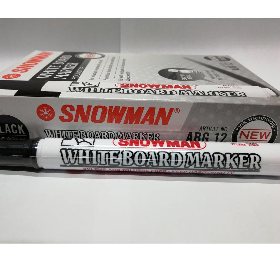 

■■■ (12 pcs) SPIDOL SNOWMAN WHITEBOARD ABG12