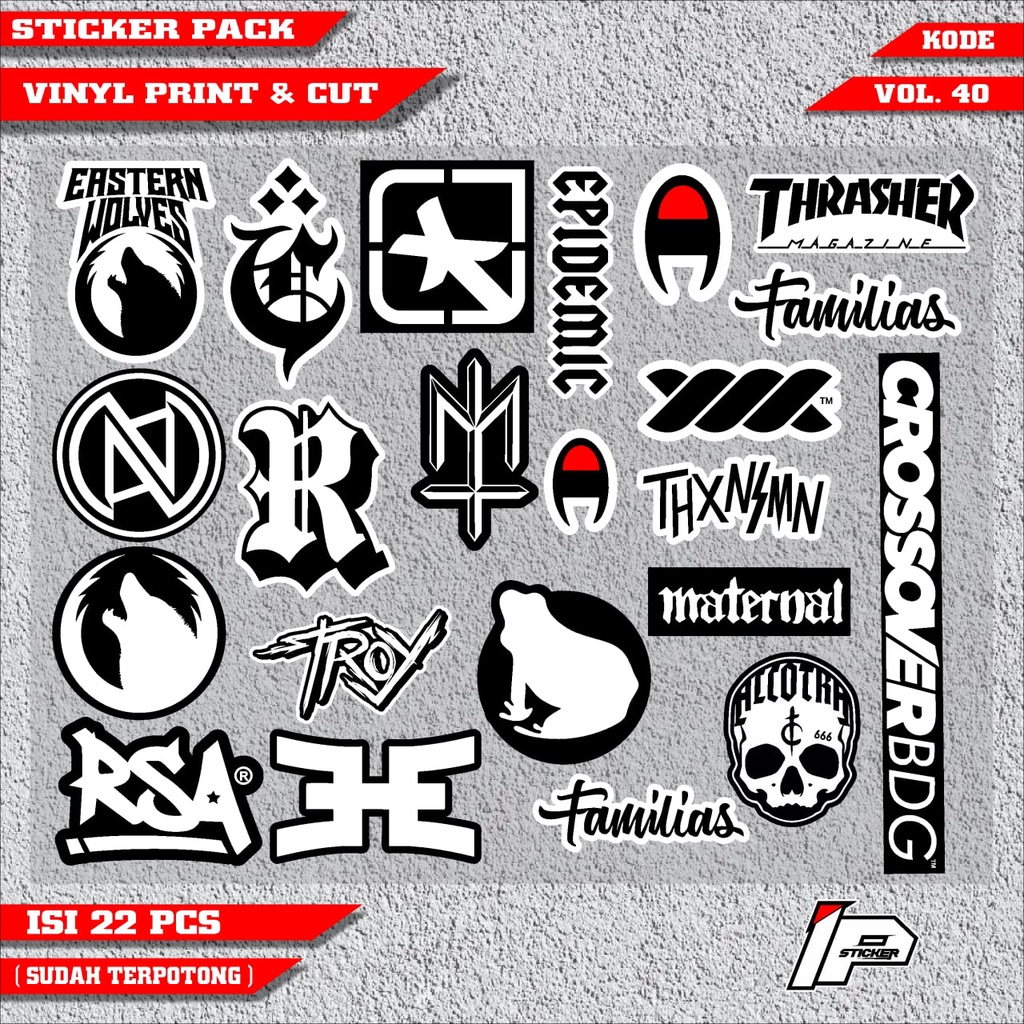 (COD) STICKER PACK DISTRO CUTTING sticker motor variasi Racing terbaru STICKER PACK DISTRO CUTTING d