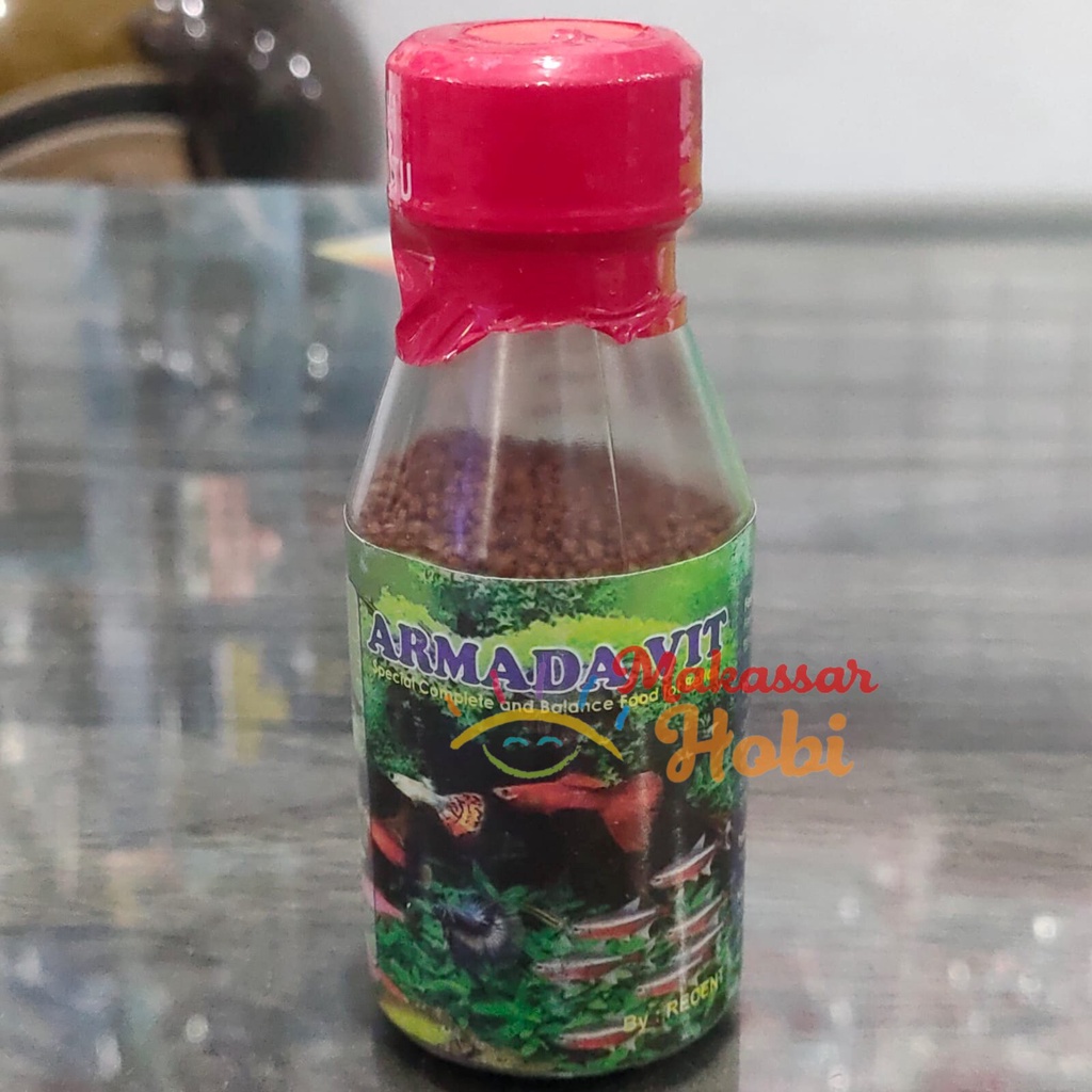 Pakan Makanan Ikan Cupang Guppy Hias Kecil Bettavit Betta Vit Betavit