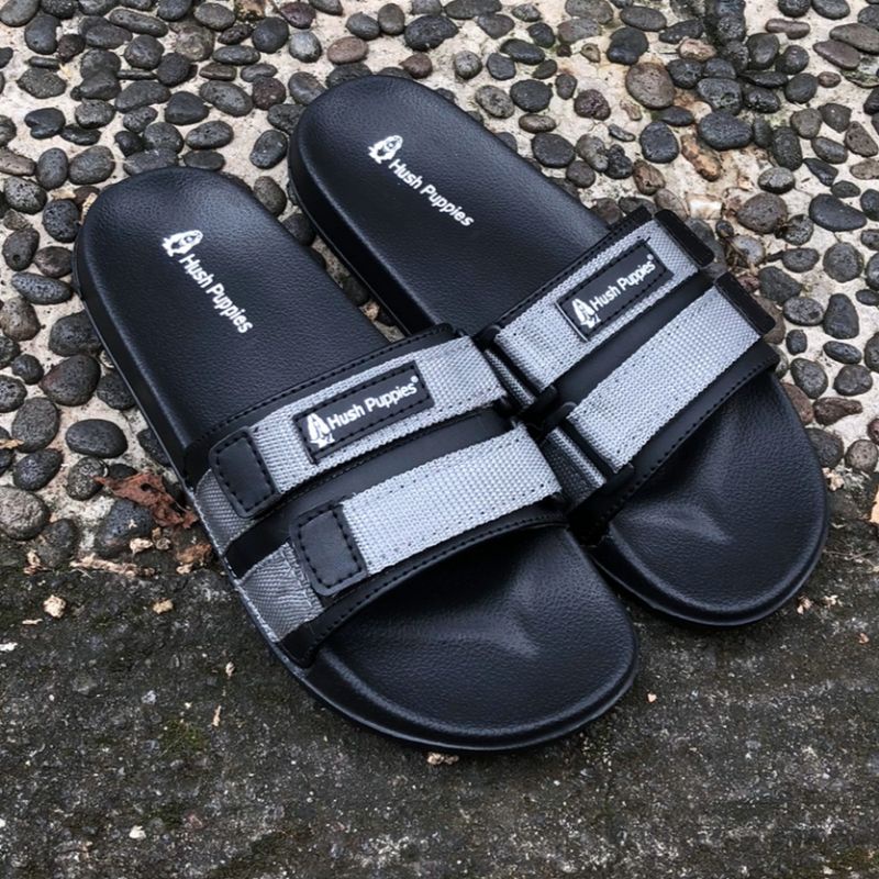 Sendal Selop Hush Puppies Sandal Pria Wanita Distro