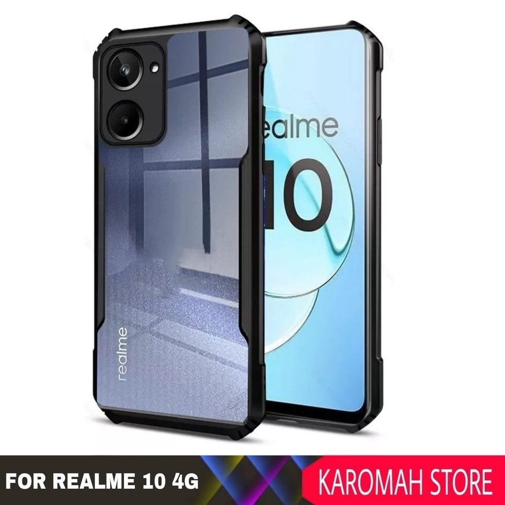Case REALME 10 4G 2022 shockproof super excellent - REALME 10 4G