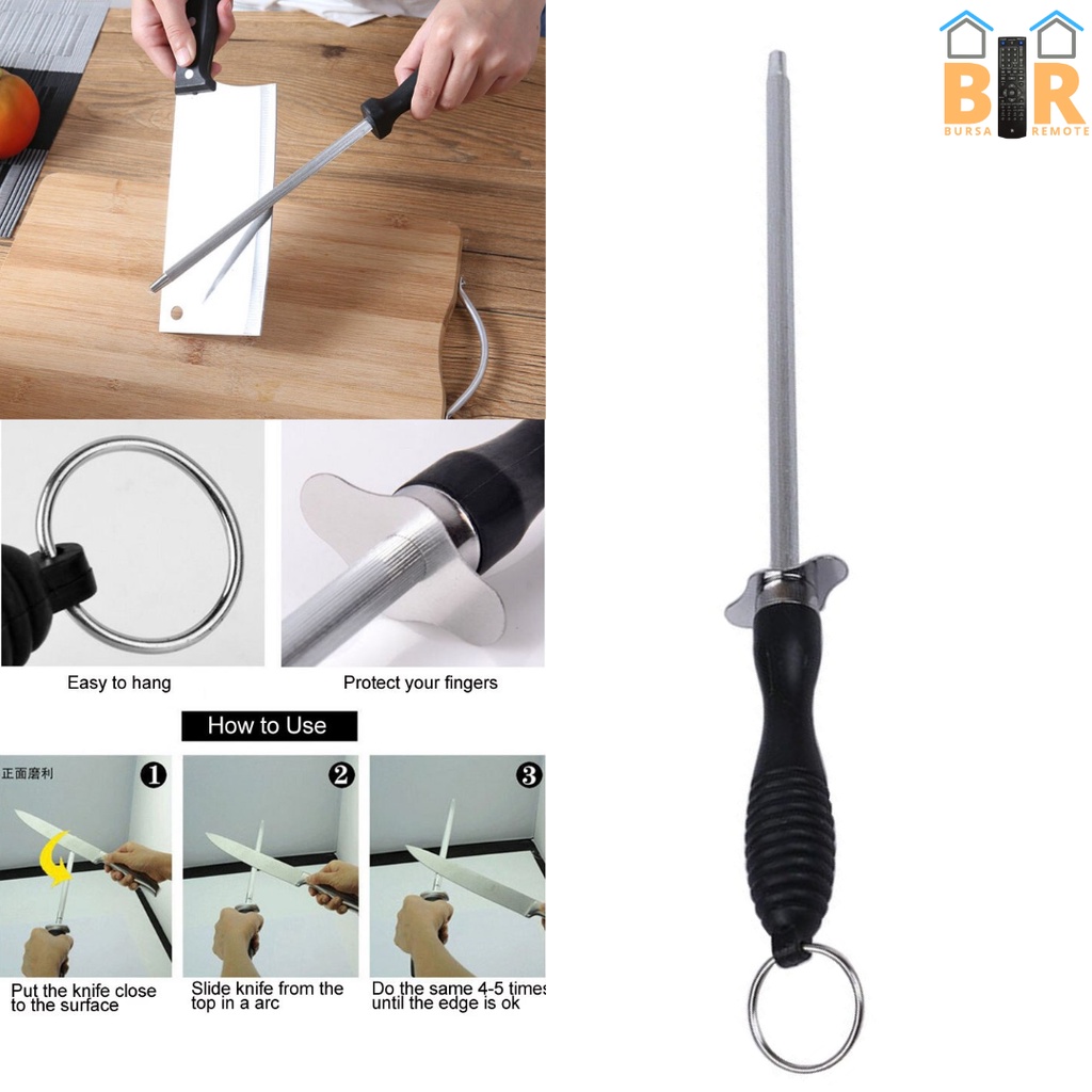 Knife Sharpener Asah PENGASAH PISAU GUNTING TONGKAT STIK STICK 7.5" Stick Pengasah Pisau Stik Peluru