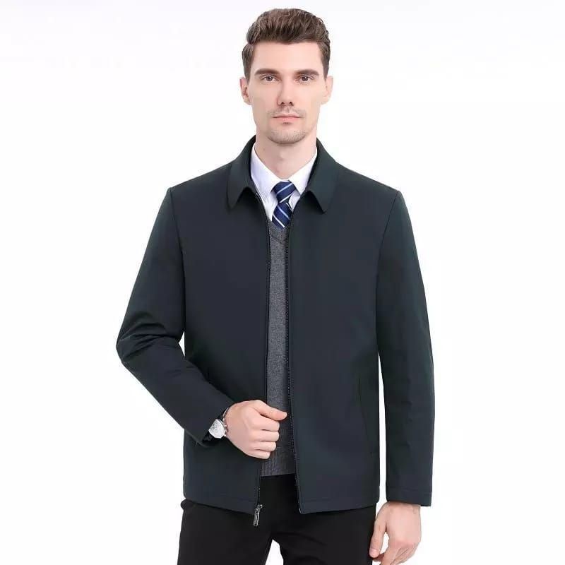 semi jas jaket pria terbaru bahan katun premium