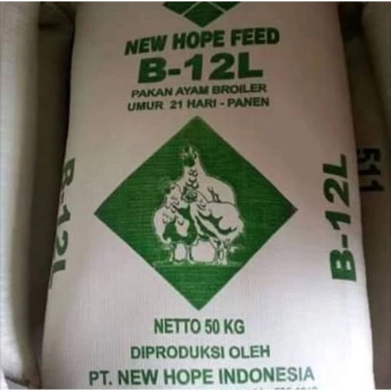 Pakan Ayam Buras Dewasa B12L New Hope 50 Kg