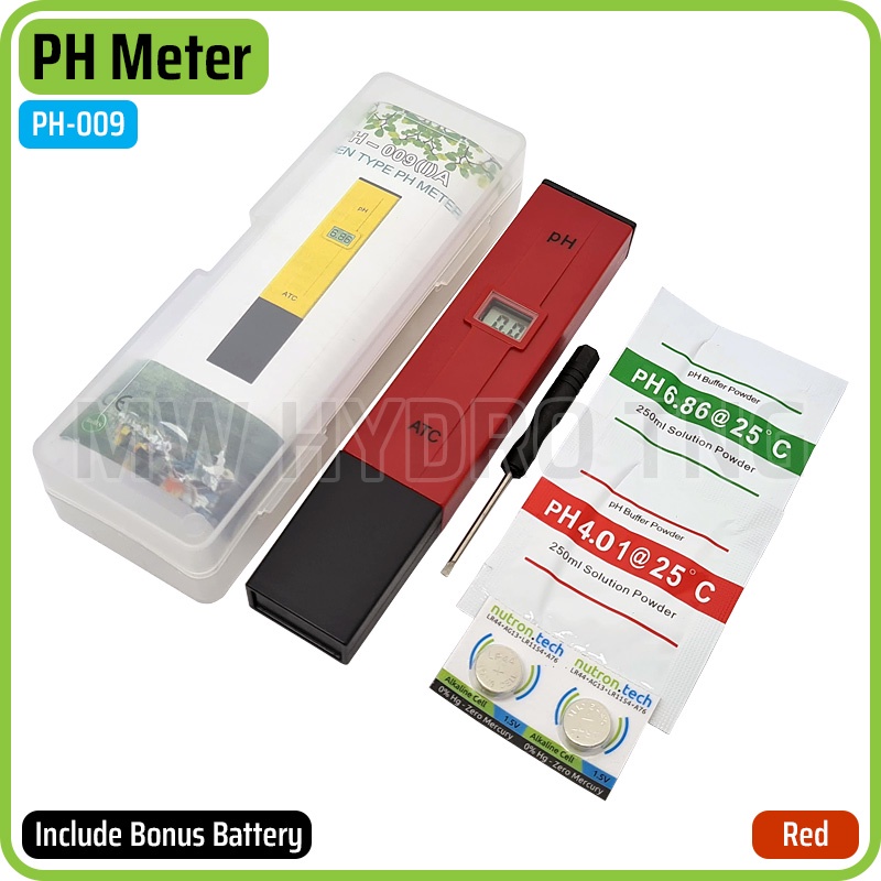 Alat Ukur Air Hidroponik - pH Meter ATC (Pen Type PH-009)