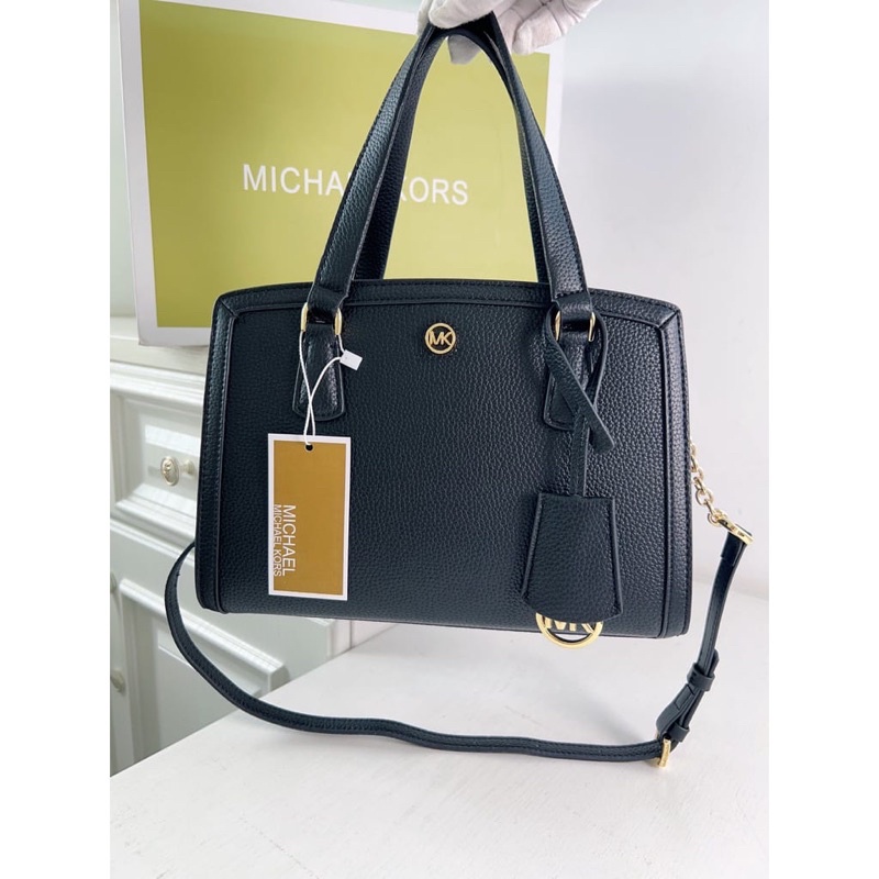 Michael Kors M-K 2228 Chantal Old Flower Black Leather