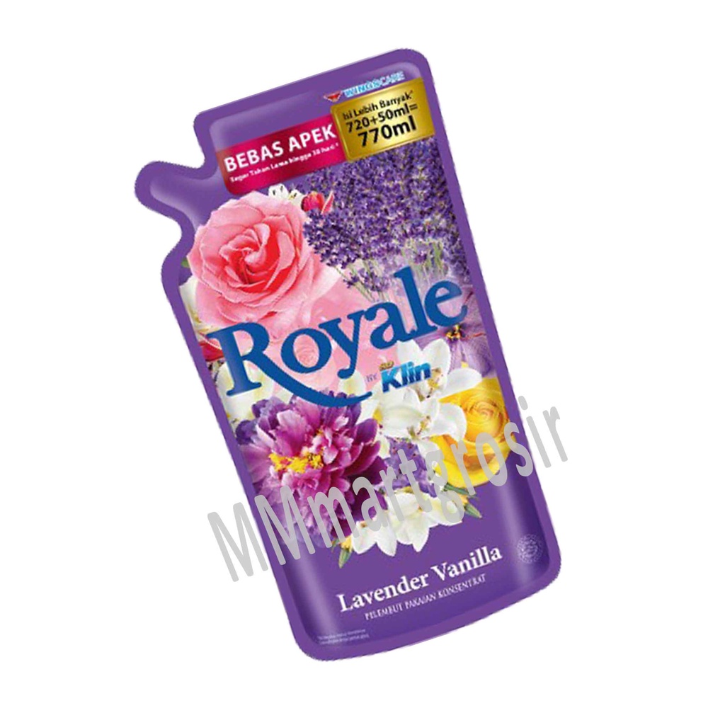 Royale / Pelembut Pakaian Konsentrat / Royale Lavender Vanilla / 770ml