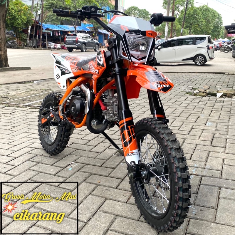 MOTOR MINI TRAIL 110CC SK PRO RING 14/12 MESIN 4TAK ( MATIC / MANUAL )