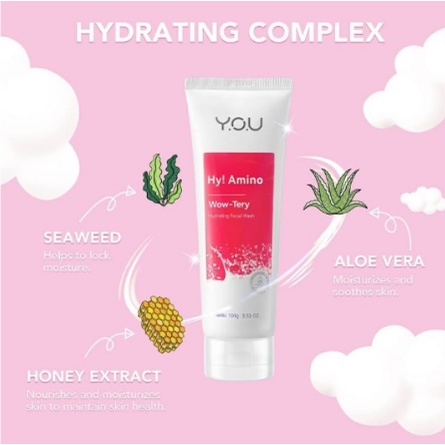 YOU HY! Amino Facial Wash 100ML / All Variant