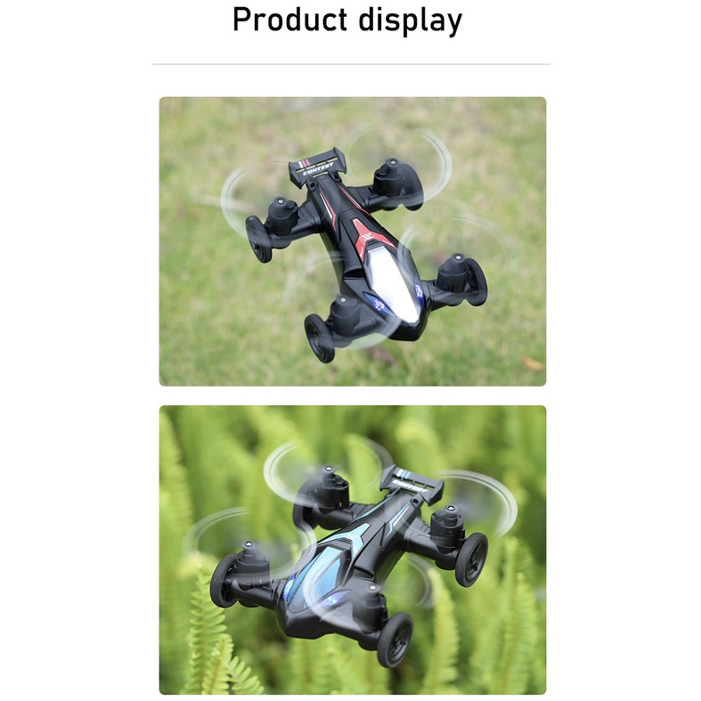 RC Drone Mini Fungsi 2 in 1 Mobil dan Pesawat Drone