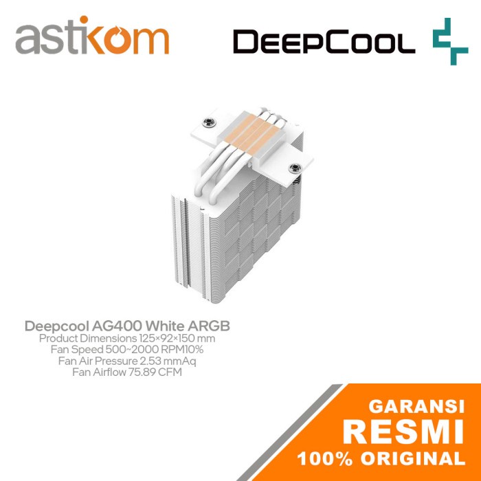 CPU Air Cooler Deepcool AG400 ARGB With LGA1700