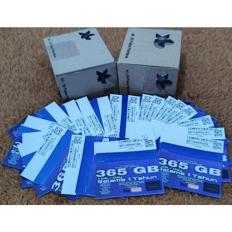 PROMO AKHIR TAHUN GROSIR PERBOX PERDANA XL BONUS KUOTA 365 GB