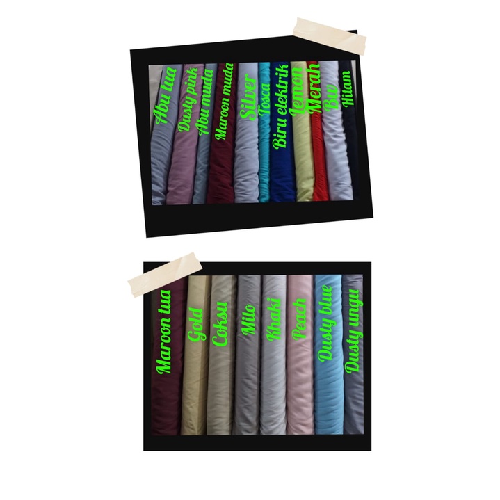 Kain Katun Rayon Polos