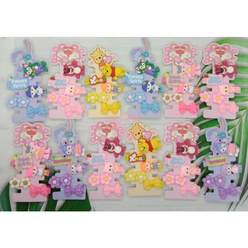 [ULTRATOYS] JEPIT SET ANAK PEREMPUAN ISI 5 LUCU IMPORT