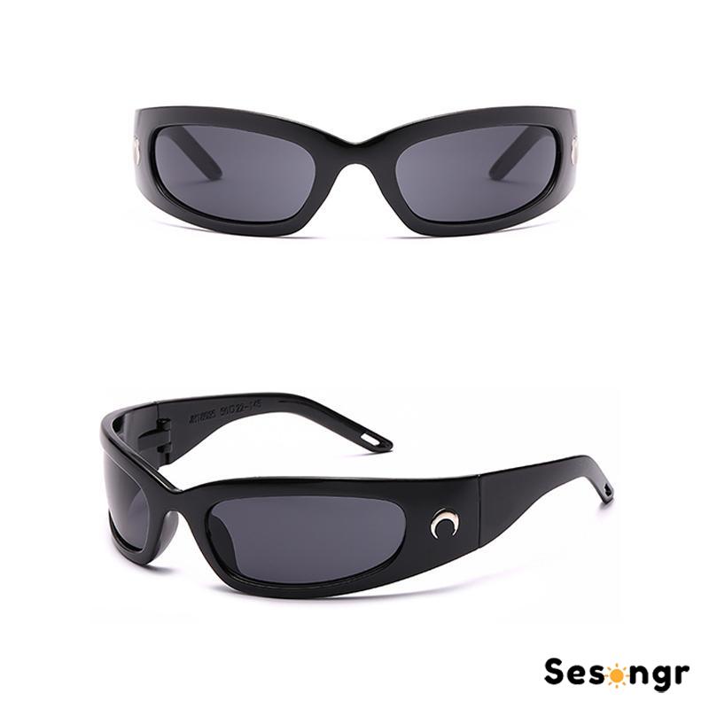 Kacamata Sepeda Kacamata Pria Hitam Uv400 Kacamata Motor Kacamata Sport Ourdoor Fashion Sunglasses - SG