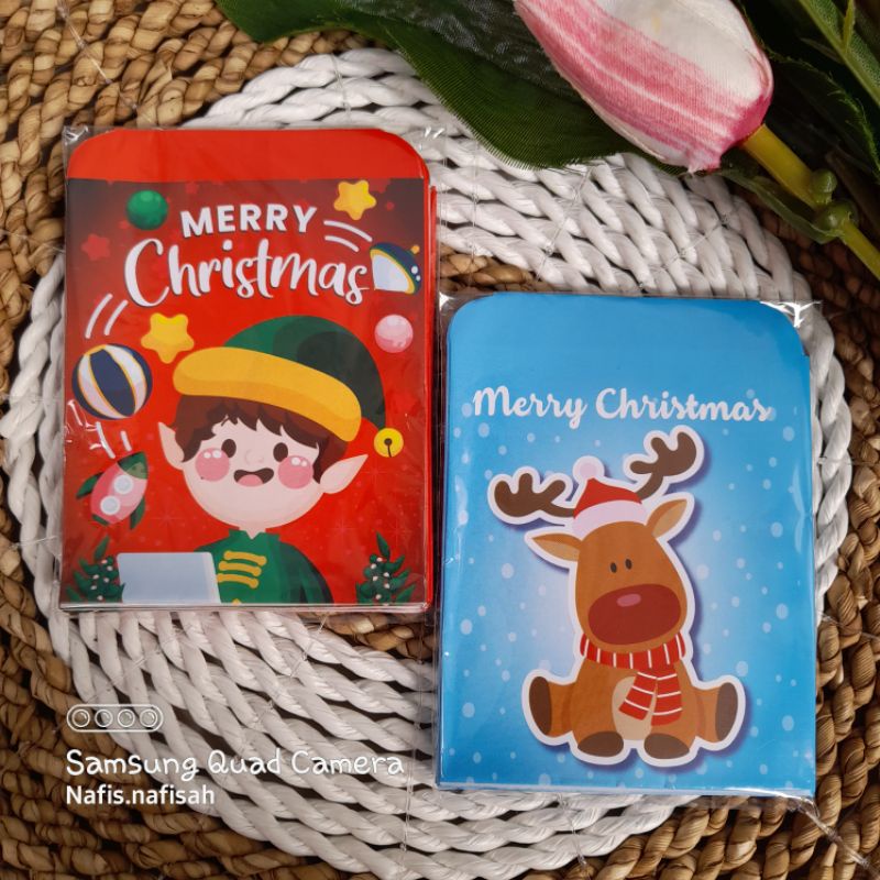 

100 pack amplop natal siap pakai