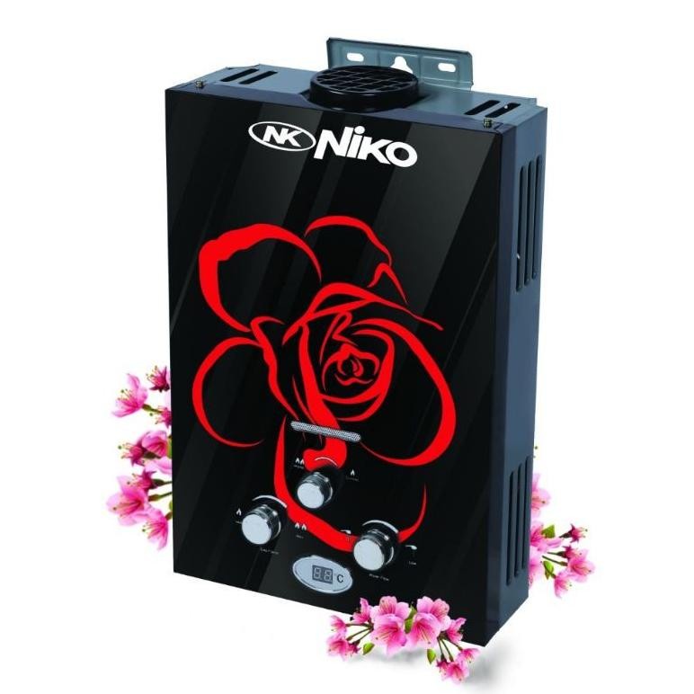 NIKO WATER HEATER LED KACA GAS 6LDG/6LDG2/LDGLUX