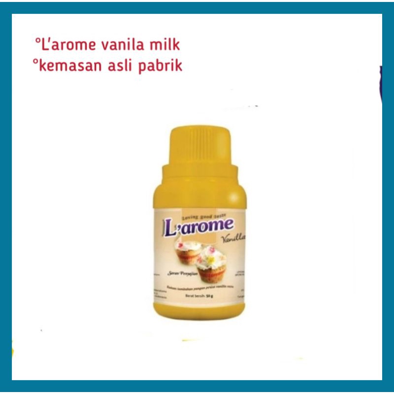Larome vanilla susu L'rome perisa vanila susu 50gr