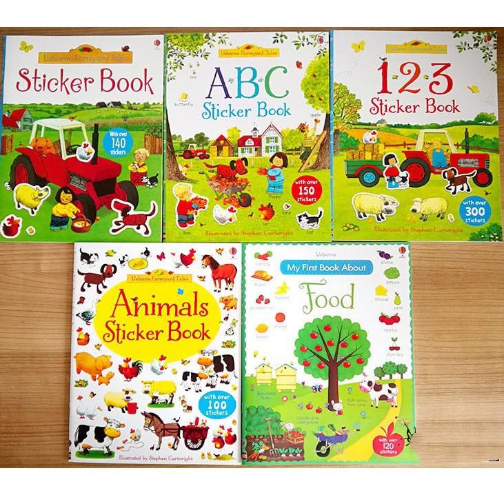 

[PRODUK 68FI9] [PART 1] USBORNE FIRST STICKER BOOK BUKU STIKER ANAK ANAK 9GP