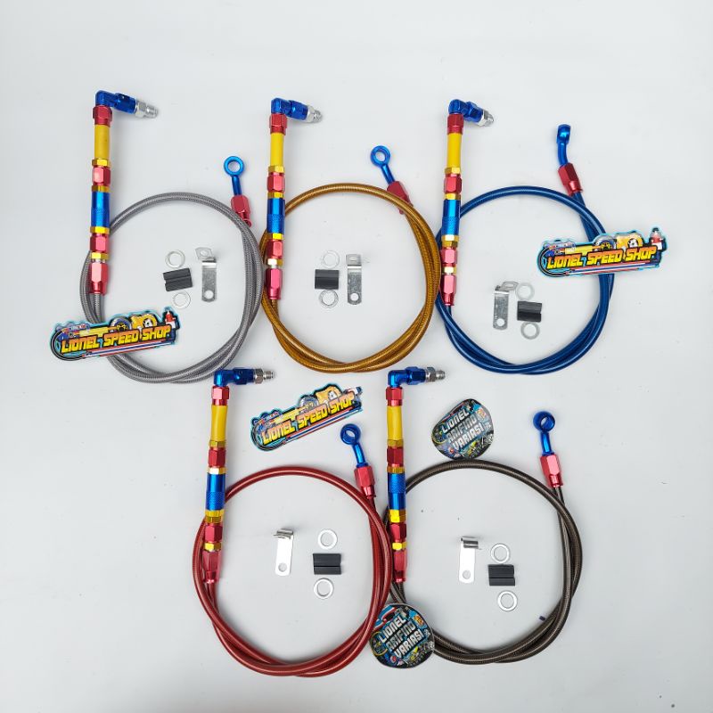 LSS Selang rem karbon psi Thailand 95cm universal Selang rem karbon psi selang rem 95cm psi universa