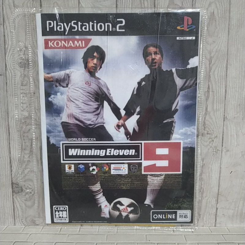 CD Original Ps2 winning eleven 9 JPN Bahasa Jepang