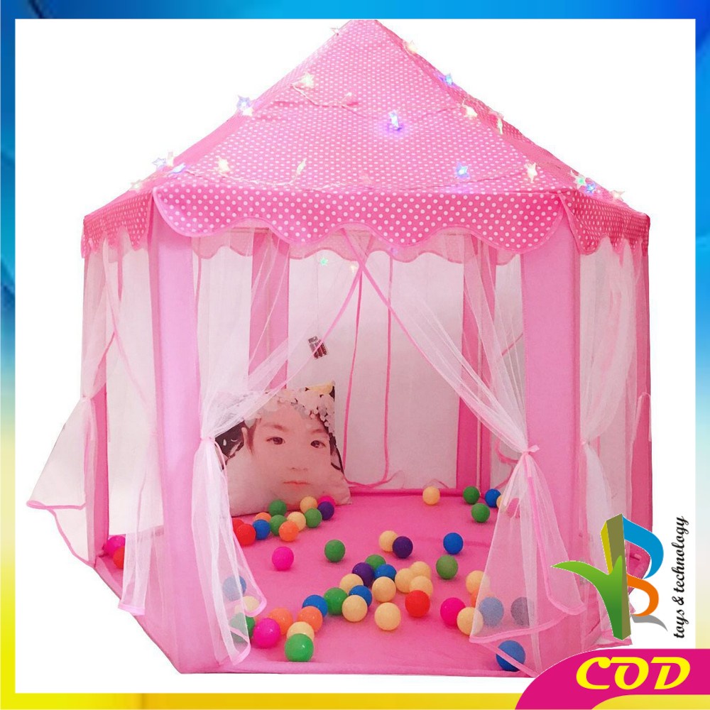 RB-M130 Tenda Mainan Anak Tenda Princess Model Rumah Tenda Castle Anak Mainan Rumah Rumahan Anak