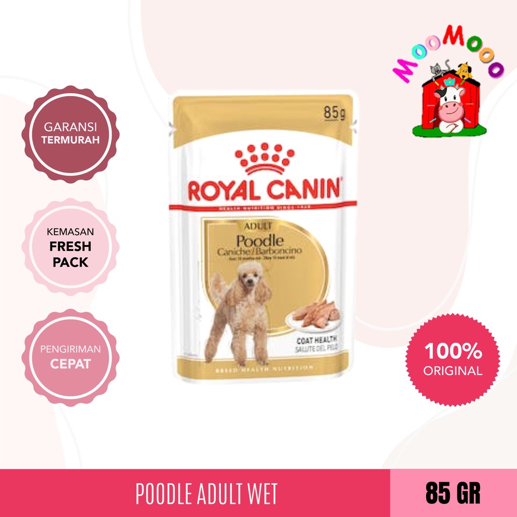 Royal Canin Poodle Adult Sachet 85gr - Makanan Anjing / Dog Food