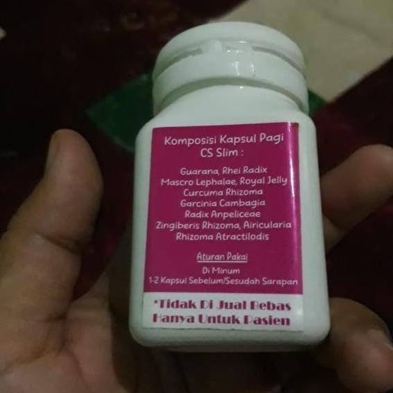 Pelangsing Perut Cs Slim Herbal Obat Diet Kurus Penurun Berat Badan