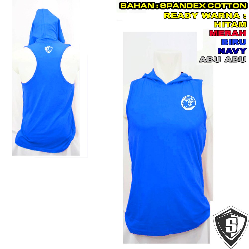 Lekbong Hoodie kupluk tiger fitness