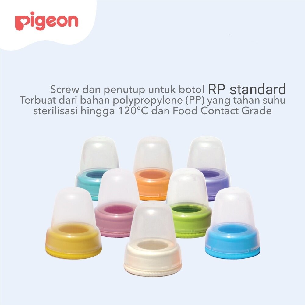 PIGEON MURAH TUTUP BOTOL / SCREW CUP NIPPLE COVER TUTUP + RING BOTOL / REFILL PENGGANTI TUTUP BOTOL 